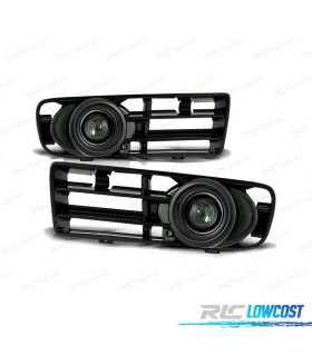 PHARES ANTIBROUILLARD POUR VOLKSWAGEN VW GOLF 4 97-03 NOIR + GRILLE