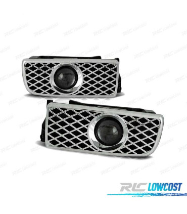 PHARES ANTIBROUILLARD BMW E36 FOND CHROMÉ