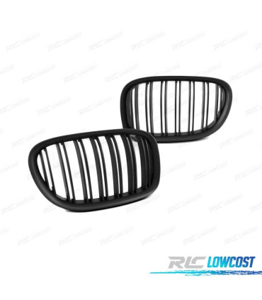CALANDRE BMW SERIE 7 F01 DOUBLE NOIR MAT