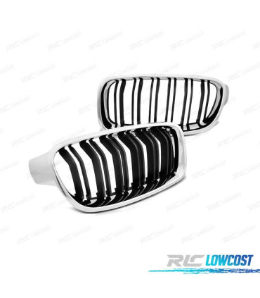 CALANDRES BMW F30 F31 LOOK M3 NOIR CHROMÉ