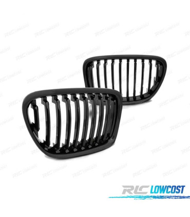 CALANDRES POUR BMW X1 E84 09-12 NOIR BRILLANT