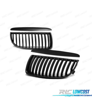 CALANDRES BMW E90 E91 05-08 LOOK M PERFORMANCE NOIR BRILLANT + SOURCILS