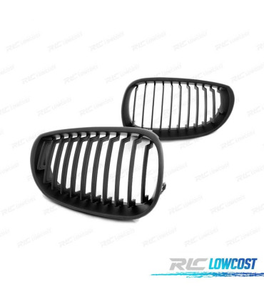 CALANDRES BMW E60 E61 03-10 LOOK M PERFORMANCE NOIR