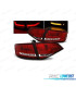 FEUX ARRIÈRE AUDI A4 B8 07-11 LIGHT BAR ROUGE CHROMÉ