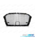 CALANDRE AUDI A3 8V 16-19 PDC LOOK RS3 NOIR BRILLANT