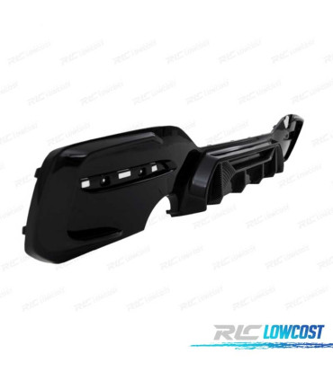 DIFFUSEUR BMW F20 LCI 15-19 LOOK M COMPETITION NOIR CARBONE O---O