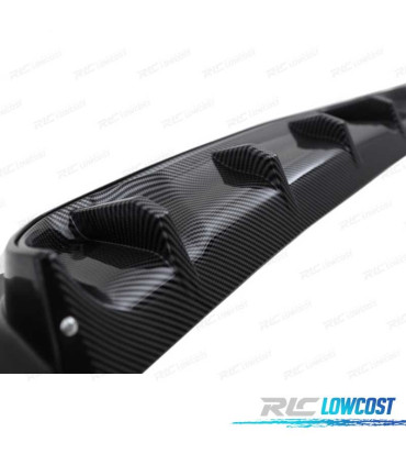 DIFFUSEUR BMW F20 LCI 15-19 LOOK M COMPETITION NOIR CARBONE O---O