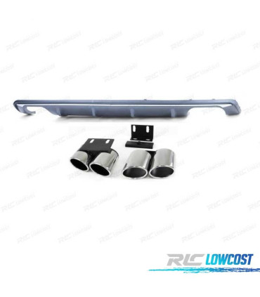 DIFFUSEUR AUDI A3 8V 12-16 + EMBOUTS D´ÉCHAPPEMENT LOOK S3