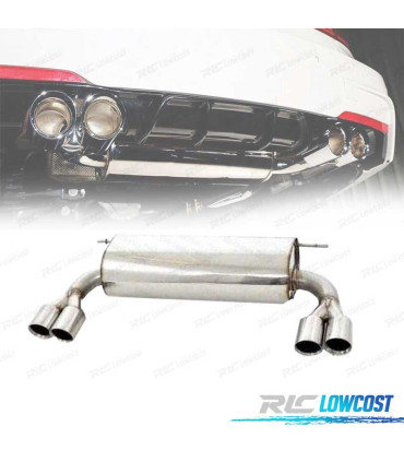 POT D'ÉCHAPPEMENT SPORT BMW F30 F31 320 316 LOOK M DOUBLE SORTIE