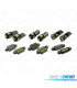 KIT 19 AMPOULES LED INTÉRIEUR POUR VOLKSWAGEN VW RABBIT GTI GOLF 5 MK5 L 06-09