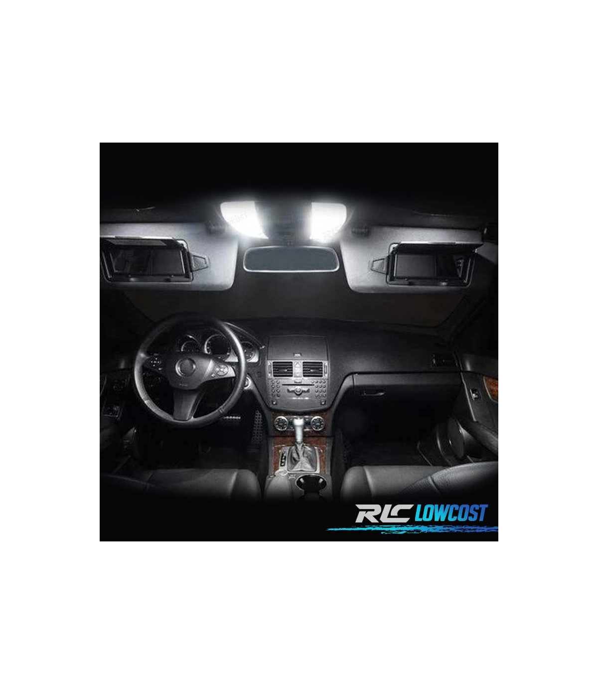 KIT 12 AMPOULE LED INTERIEUR POUR MERCEDES CLASSE E W124 BERLINE