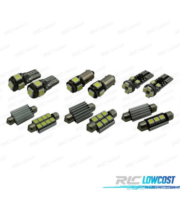 KIT 12 AMPOULES LED INTÉRIEUR POUR MINI COOPER R56 07-10