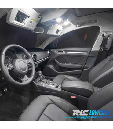 KIT 9 AMPOULES LED INTÉRIEUR POUR RENAULT KANGOO 2 II Mk2 08-18