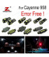 KIT 19 AMPOULES LED INTÉRIEUR POUR PORSCHE CAYENNE 958 11-