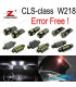 KIT 22 AMPOULES LED INTÉRIEUR MERCEDES CLS C218 W218 CLS550 CLS63 AMG 11-