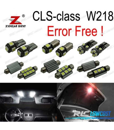 KIT 22 AMPOULES LED INTÉRIEUR MERCEDES CLS C218 W218 CLS550 CLS63 AMG 11-