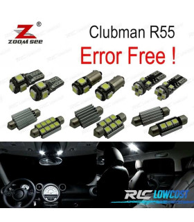 KIT 17 AMPOULES LED INTÉRIEUR MINI COOPER CLUBMAN R55 08-15