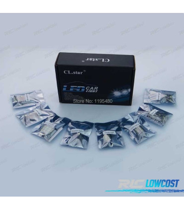 KIT 25 AMPOULES LED INTÉRIEUR AUDI Q7 4L 2005-2014