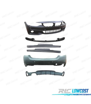 KIT CARROSSERIE BMW F32 F33 13- PDC + LAVE PHARE LOOK M PERFORMANCE