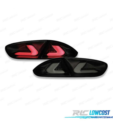 FEUX ARRIÈRE SEAT LEON II 09-13 CARDNA FULL LED NOIR FUMÉ