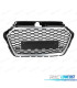 CALANDRE AUDI A3 8V 17-19 LOOK RS3 NOIR ARGENT