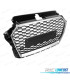 CALANDRE AUDI A3 8V 16-20 LOOK RS3 NOIR ARGENT