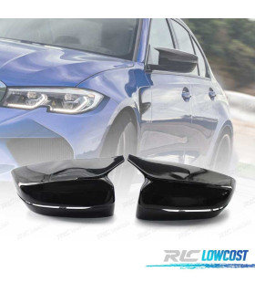 COQUES RÉTROVISEURS BMW G30 G31 G11 G12 LOOK M NOIR BRILLANT