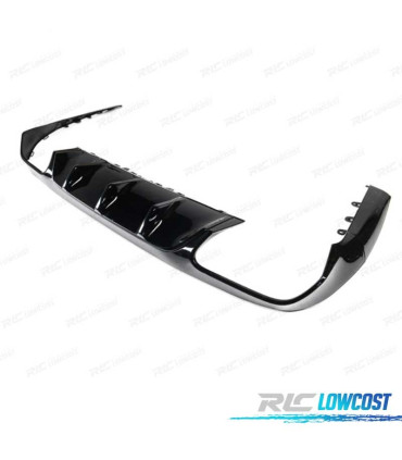 DIFFUSEUR ARRIÈRE MERCEDES CLASE E C238 16- AMG NOIRE LOOK E63 + EMBOUTS
