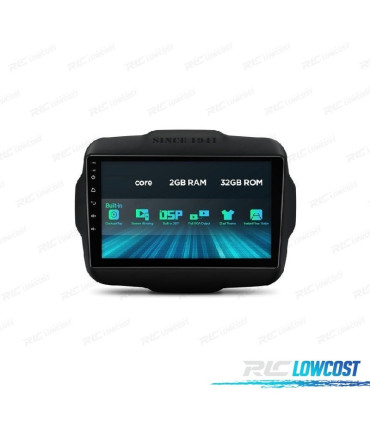 AUTORADIO GPS ANDROID 12 POUR JEEP RENEGADE 15-20