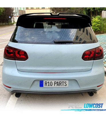 ALERON SPOILER VOLKSWAGEN VW GOLF 6 GTI 08-13 LOOK OETTINGER NOIR BRILLANT