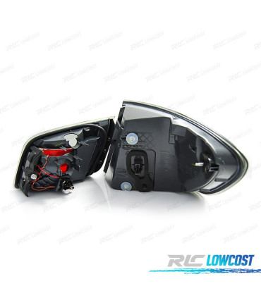 FEUX ARRIÈRE POUR BMW SÉRIE 5 F10 10- LED BAR NOIR FUMÉ