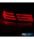 FEUX ARRIÈRE POUR BMW SÉRIE 5 F10 10- LED BAR NOIR FUMÉ