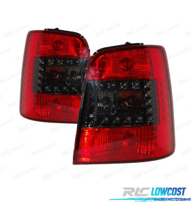 FEUX ARRIÈRE VOLKSWAGEN VW TOURAN 03-06 LED ROUGE