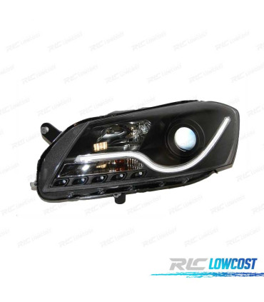 PHARES VOLKSWAGEN VW PASSAT 12- DRL NOIR