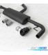 LIGNE D'ÉCHAPPEMENT VOLKSWAGEN VW GOLF 6 LOOK GTI NOIR