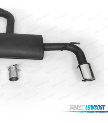 LIGNE D'ÉCHAPPEMENT POUR VOLKSWAGEN VW GOLF 7 12-17 LOOK GTI CHROMÉ