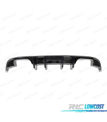 DIFFUSEUR VOLKSWAGEN VW GOLF 7.5 17-20 LOOK R LINE NOIR BRILLANT