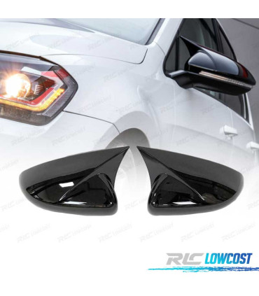 COQUES DE RÉTROVISEURS VOLKSWAGEN VW GOLF 6 R20 NOIR BRILLANT