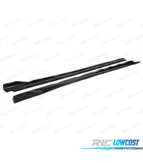 RAJOUTS DES BAS DE CAISSE VOLKSWAGEN VW GOLF 8 GTI R LINE NOIR BRILLANT
