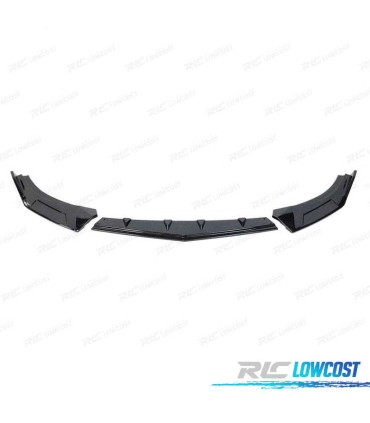 SPOILER LAME PARE-CHOCS AVANT VOLKSWAGEN VW GOLF 8 R LINE 20- NOIR BRILLANT