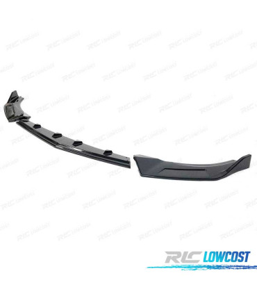 SPOILER LAME PARE-CHOCS AVANT VOLKSWAGEN VW GOLF 8 R LINE 20- NOIR BRILLANT