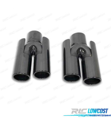 EMBOUTS D´ÉCHAPPEMENT BMW E60 E90 E92 E93 F10 F30 03-19 NOIR