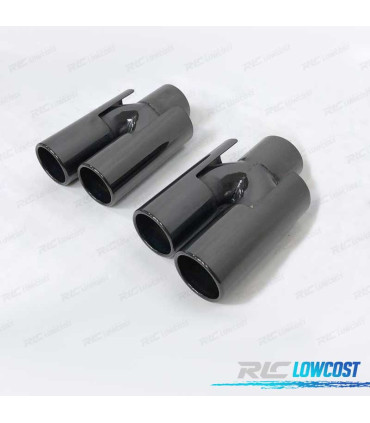 EMBOUTS D´ÉCHAPPEMENT BMW E60 E90 E92 E93 F10 F30 03-19 NOIR