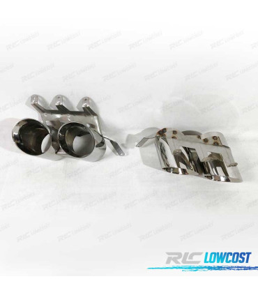 EMBOUTS D´ÉCHAPPEMENT FORD MUSTANG 18-23 LOOK GT500 CHROMÉ