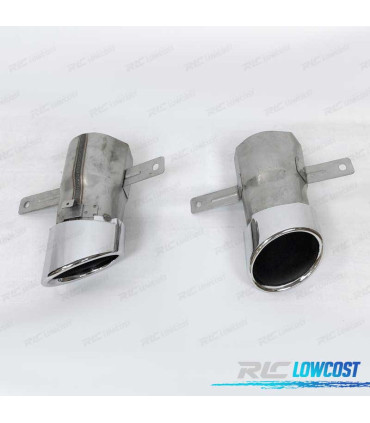 EMBOUTS D'ÉCHAPPEMENT MERCEDES CLASSE A W177 V177 CLA W118 18-23 LOOK A35 CHROME