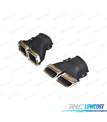 EMBOUTS D´ÉCHAPPEMENT MERCEDES CLASSE E W213 E63 16-19 CHROMÉ