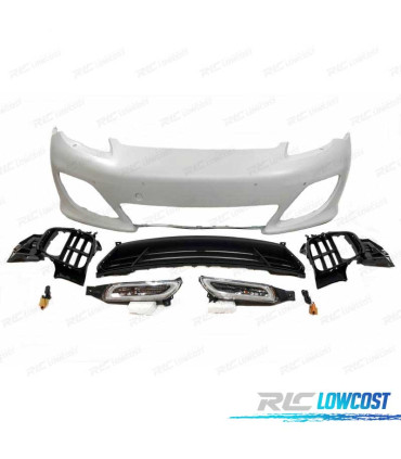 PARE-CHOCS AVANT PORSCHE PANAMERA GTS 10-14 PDC + ANTIBROUILLARD