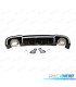 DIFFUSEUR AUDI A3 SEDAN S LINE 17-20 LOOK RS3 NOIR BRILLANT + EMBOUTS D'ÉCHAPPEMENT