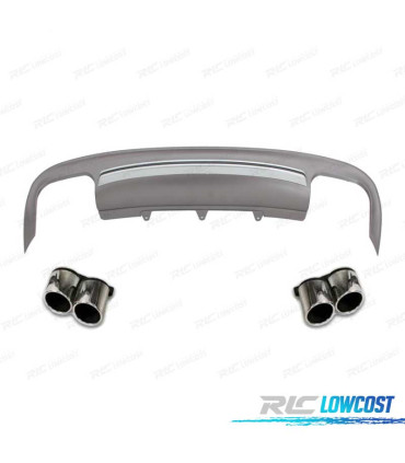 DIFFUSEUR AUDI A5 SPORTBACK 12-16 LOOK S LINE + EMBOUTS D´ÉCHAPPEMENT