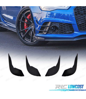 SPLITTERS AUDI A6 C7 LOOK RS6 11-18 NOIR